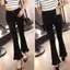 Mùa hè 2026 Plus size Quần Denim dài đến mắt cá chân màu đen dài đến mắt cá chân Fat Sister Tua Rua Frayed Edge Loose Covering Thịt Slimer Look Hàn Quốc Wide-