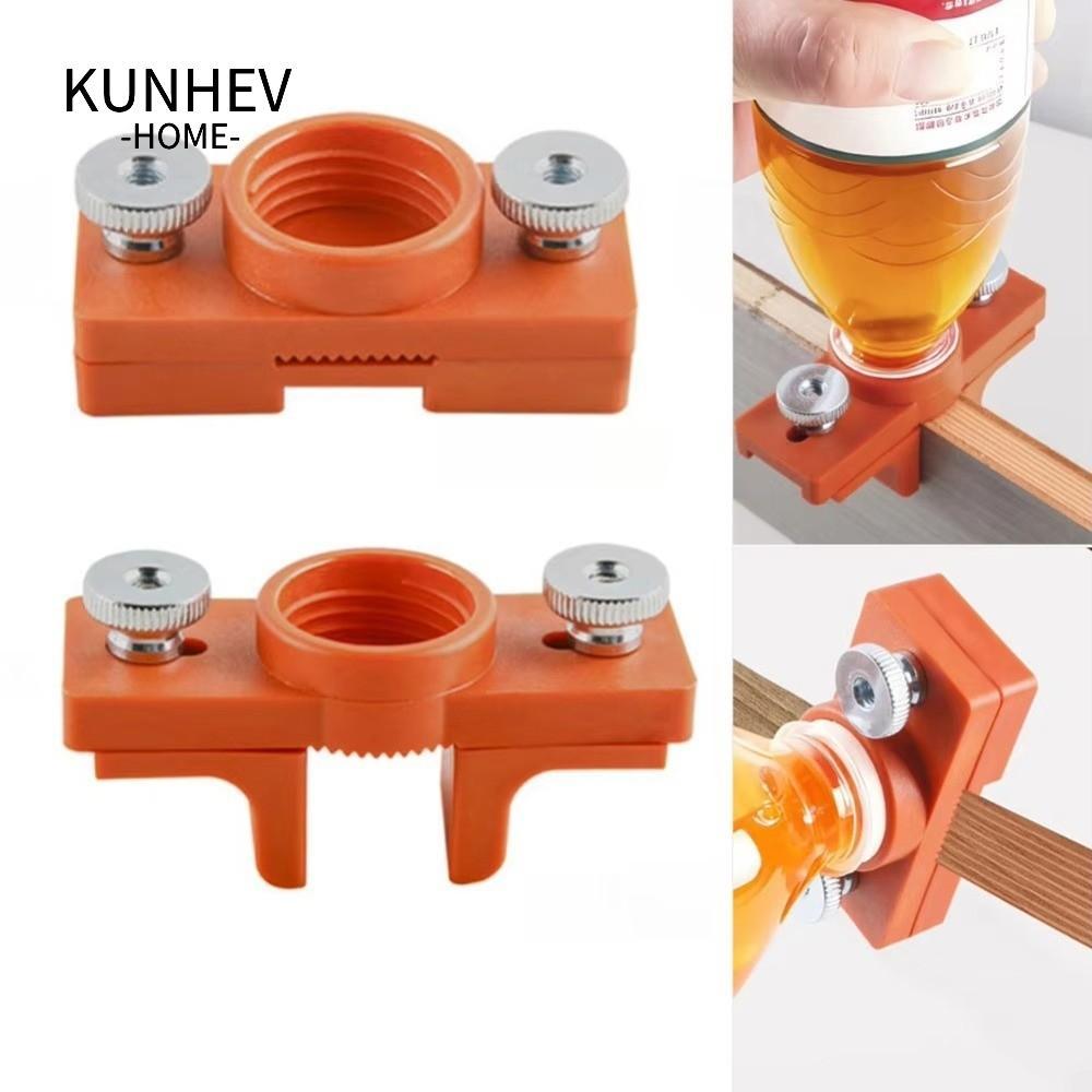 KUNHEV Edge Banding Keo Applicator, Bộ giới hạn keo bàn chải đa chức năng có thể điều chỉnh, Dụng cụ niêm phong cạnh chế biến gỗ màu cam