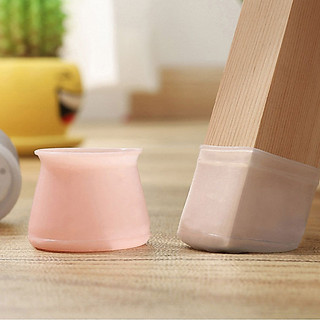 Set 4 Miếng Bọc Chân Bàn Ghế Chống Trượt Bằng Silicon Bảo Vệ Sàn Nhà