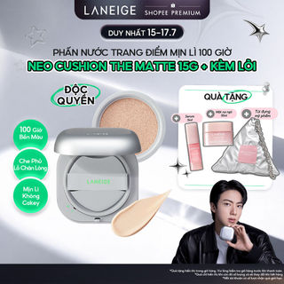 [MỚI] Phấn Nước Trang Điểm Mịn Lì LANEIGE NEO CUSHION THE MATTE 15G*2