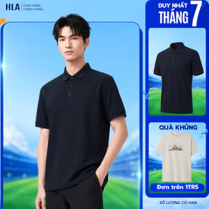 Áo Polo Nam HLA Chất Liệu Cotton Thoáng Mát, Đơn Giản Dễ Phối Đồ, Phù Hợp Đi Chơi, Đi Làm