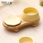 Tre Thú Cưng Mèo Bát Giá Gốm Mèo Thức Ăn Cho Mèo Bát Thức Ăn Chống Lật Bát Cơm Bát Cho Chó Bát Đôi Đĩa Ăn