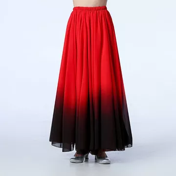 Tân Cương Váy Voan Lớn Váy Xoay Váy Thực Hành Weizu Khiêu Vũ Biểu Diễn Váy Dài Cổ Điển Vũ Hiện Đại Múa Ba Lê Biểu Diễn Váy