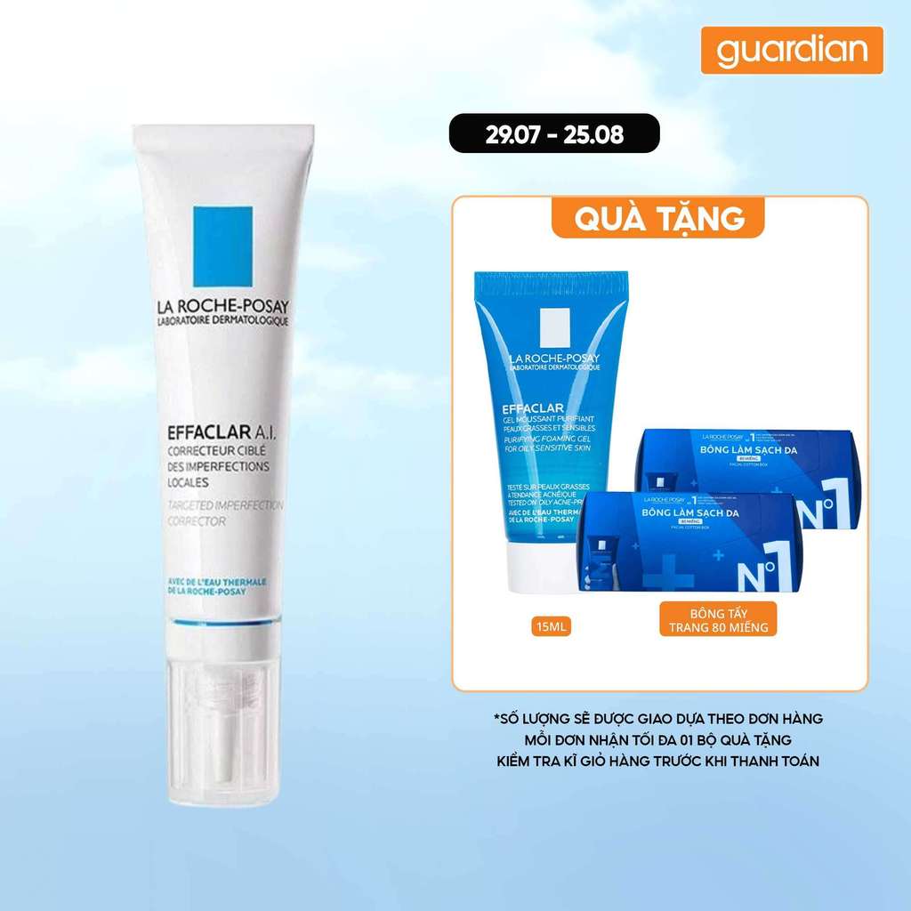 Kem Giảm Mụn Chuyên Biệt La Roche-Posay Effaclar A.I 15ml