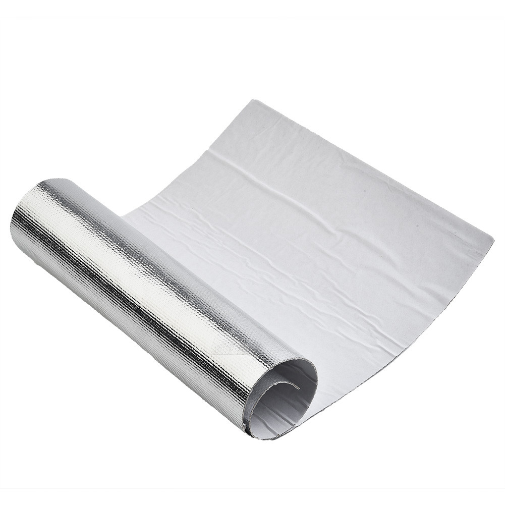 【HOT】【Instock】Heat Protection Film Heat Shield Insulation Pads Silver ...