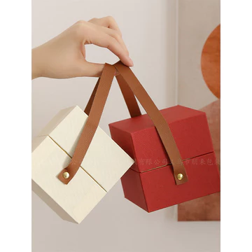 Hộp Quà Di Động Hộp Quà Tặng Vuông Hộp Quà Tặng Nhỏ Hộp Cứng Thơm Nến Thủ Công Quà Tặng Trang Trí Hộp Quà Tặng Kèm Tay