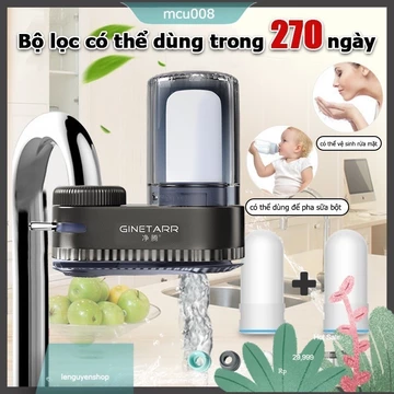 [HÃNG CHÍNH HÃNG] lọc nước tại vòi Bộ lọc nước tự động tại vòi,Lọc đến 99% cặn bẩn lọc nước sinh hoạt trên bồn rửa