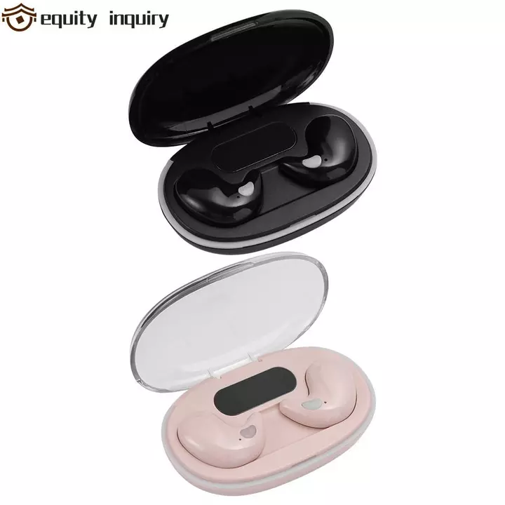 Tai nghe Bluetooth YÊU THÍCH YÊU THÍCH YÊU THÍCH, Tai nghe ngủ X55 Tai nghe không dây, Tai nghe nhét tai Mini có thể đeo được âm thanh nổi ẩn V 5.3 Tai nghe nhét tai răng màu xanh không dây Trò chơi t