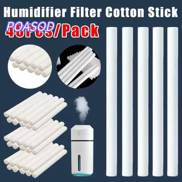 MAYSHOW 40 Miếng bọt biển thay thế bộ lọc tạo độ ẩm, miếng bọt biển tạo độ ẩm 80mm / 90mm / 100mm, miếng bọt biển tạo độ ẩm không khí 8mm bằng vải Cotton cho máy tạo độ ẩm USB Máy khuếch tán hương thơ