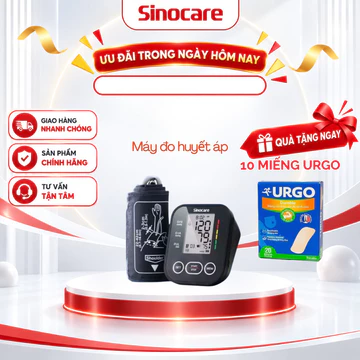 Máy Đo Huyết Áp Điện Tử Sinocare ARM-30+ Cảnh Báo Nhịp Tim Bất Thường