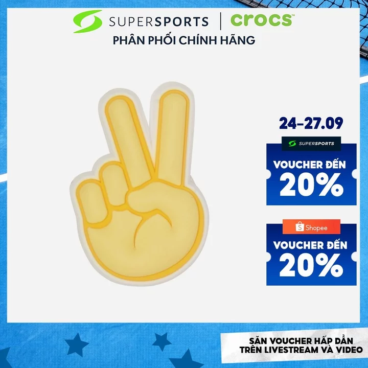 Phụ kiện Charm Peace Hand Sign - Vàng - 10007207
