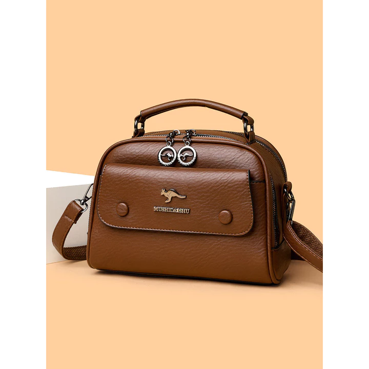 Women's Minimalist Genuine Leather Handbag – 5