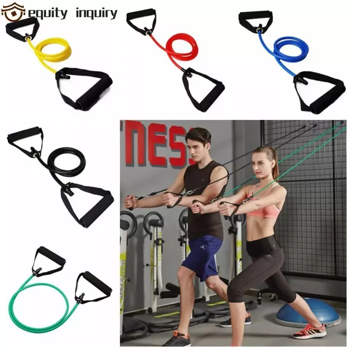 Dây kéo Yoga YÊU THÍCH YÊU THÍCH, Dây kéo kháng lực đàn hồi đơn sắc, Dây kháng lực di động 5 cấp độ Căng dây kháng lực tập thể dục Yoga