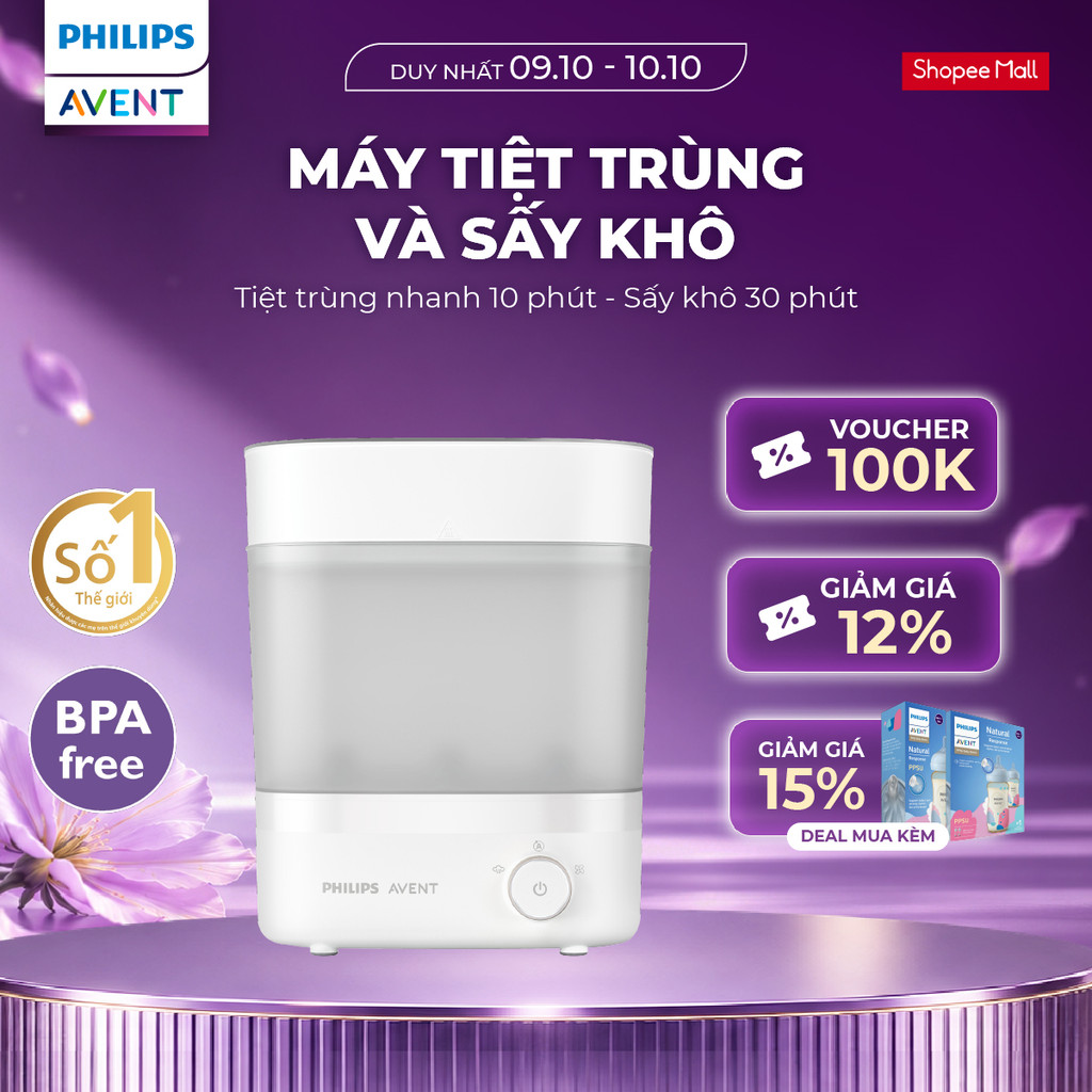 Máy Tiệt Trùng Và Sấy Khô Philips Avent