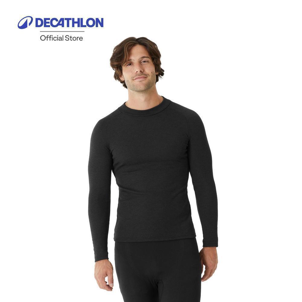 Decathlon Nam Ấm Áp Thoải Mái Trượt Nhiệt Đế Lớp 100 Quần Lót Trượt Tuyết Mẫu Bl 100-Đen