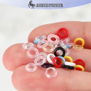 Onetimingfine - 10 Chiếc Bông Tai Vòng Nhỏ Nhựa Nhiều Màu, Dễ Thương, Phù Hợp Cho Nữ và Bé Gái, quà tặng trang sức đơn giản đa năng VN