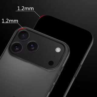 [JLK] Ốp điện thoại PP siêu mỏng mờ trong suốt màu cam đen trắng cho iPhone 17Air 17 Pro Max 17Pro Ốp lưng Fundas
