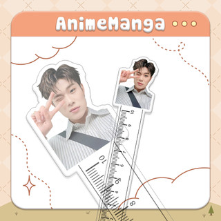 Thước Kẻ Dương Domic dễ thương chất liệu acrylic trong suốt 10cm
