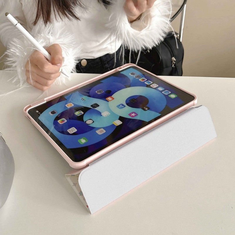 Ốp Bảo Vệ Cho iPad Mini4 / 5 / 6 M4 2024 pro11 2025 A16 gen11th Air2 Gen7 Gen8 Gen9 Air4 / air5 air 11 thế hệ thứ 10 M2 Air6 M3 Air7 air 13 inch Gen5 / 6 pro 12.9 360 vỏ máy tính bảng