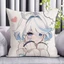 【Ready Stock】 Original God Q Version Cute Small Fulfil Square Pillow Cute Series Pillow Dormitory Sleeping Office Seat Cushion N99W