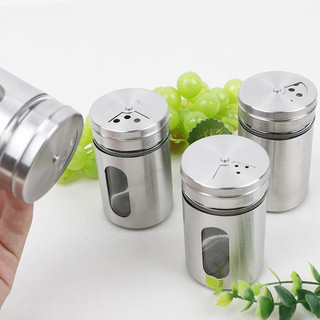 Hũ lọ đựng, rắc gia vị, đựng tăm - chất liệu thủy tinh, bọc inox304