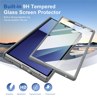 Ốp lưng toàn bộ bản lề từ tính cho Samsung Galaxy Z Fold 7 6 5 4 3 có vỏ phim cường lực