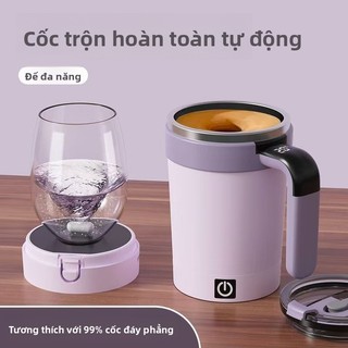 Mới Tự Động Từ Điện Khuấy Tự Động Bột Sữa Thông Minh Tự Động Cốc Cà Phê Di Động Lười Lắc Sạc Cốc OLBL