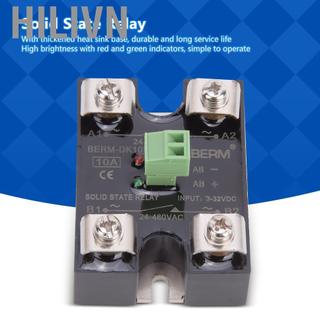 Hilivn Rơle trạng thái rắn Berm Điều khiển DC một kênh AC kép 1 pha SSR 24 480VAC dùng trong công nghiệp (25A(BERM-DK25DA))