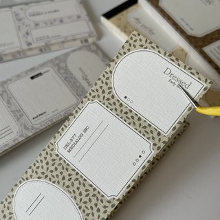 Set giấy note giấy nền mỹ thuật junk journal Border Theory