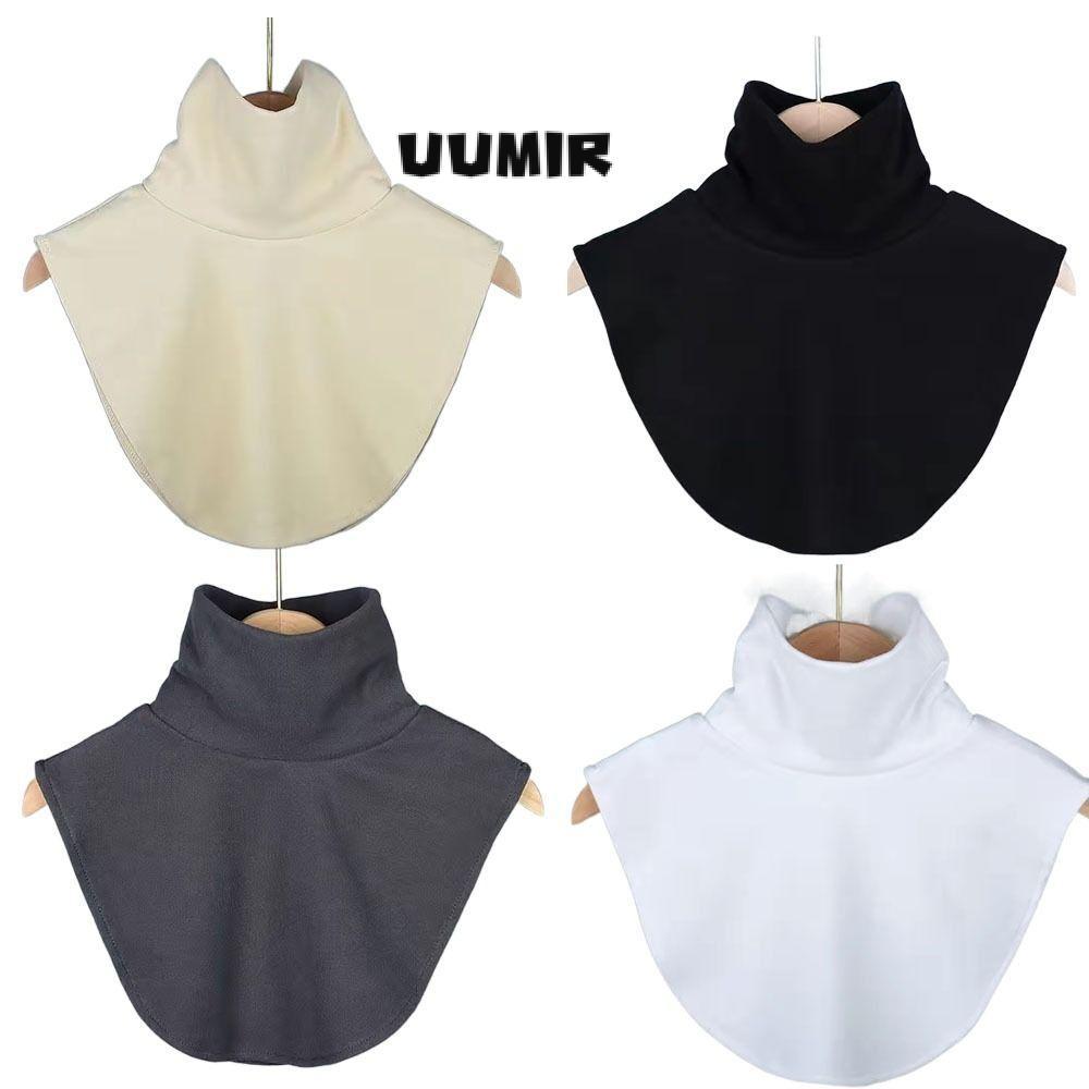 Cổ giả cao co giãn, dễ tháo rời - Khăn che cổ unisex thời trang và ấm áp