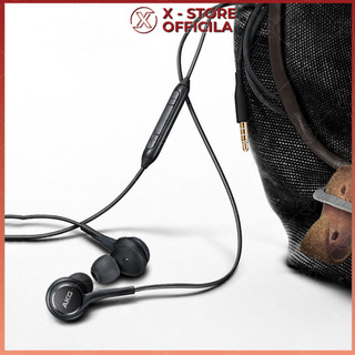 Tai nghe nhét tai AKG có mic, jack 3.5mm, dây dù, full phím, âm thanh hay, dùng cho điện thoại - TNAKG