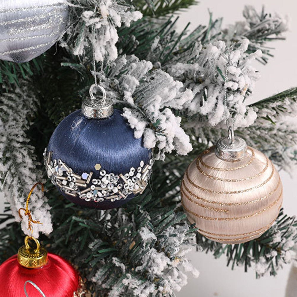 Quả bóng Giáng sinh Nhiều công dụng Gói 12 đồ trang trí dây lụa cho cây thông Noel