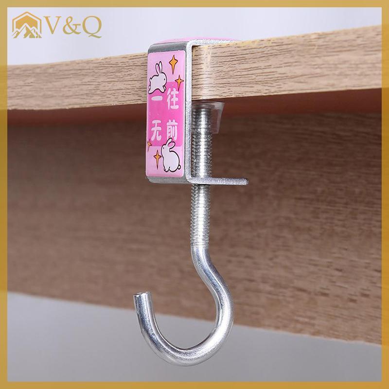 Littleloves1 Dễ Thương Túi Di Động Móc Hoạt Hình Kim Loại Bàn Bên Túi Giá Treo Túi Móc Treo Túi Xách Giá Đỡ Bàn Móc Văn Phòng Bàn Phụ Kiện EN