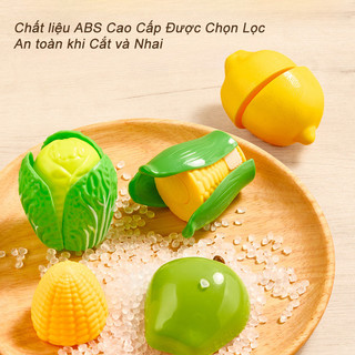 【BabyJoy】42pcs Bộ Đồ Chơi Cắt Hoa Quả Cho Bé,Bộ Đồ Chơi Cắt Trái Cây Rau Củ,Chất Liệu An Toàn Cho Bé,Kèm Giỏ Đựng