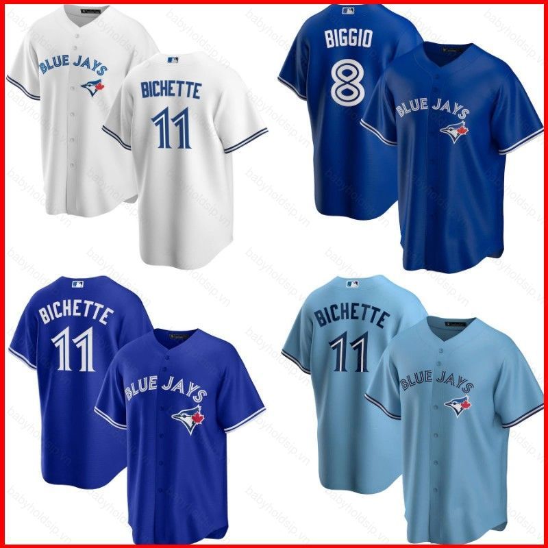 Áo Jersey Thể Thao Toronto Blue Jays cổ điển, phù hợp mọi kích cỡ