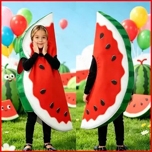 GC1 Dinh Dưỡng Tháng Trang Phục Trẻ Em Dưa Hấu Trang Phục Trái Cây Cosplay RolePlay Cho Tiệc Halloween Trang Phục GC1