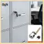 Tủ Hợp Kim Kẽm B & N Lo 3 Cấp Điều Khiển Chìa Khóa Cho Tủ Nộp Ngăn Kéo Sử Dụng Văn Phòng An Ninh Cao.