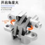 Pinyou Ẩn Thép Không Gỉ Chữ Thập Bản Lề Cửa Gỗ Gấp Cửa Chữ Thập Bản Lề Tủ Tắt Tiếng Ẩn Bản Lề 6.30 S3WC