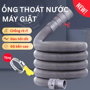 Ống Thoát Nước Máy Giặt LUMERA HOME Dài 1M 1.5M 2M 3M Nhựa EVA Dày Dặn Dễ Thay Thế