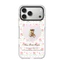 Phim hoạt hình pha lê băng từ tính gấu nhỏ trong suốt Vỏ điện thoại cứng cho iPhone 17 Pro Max 16 15 14 13 17Air 16Plus Vỏ bảo vệ chống sốc