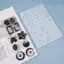 Unstop * Pha Lê Nhựa Dính Khuôn DIY Trang Sức Mặt Dây Chuyền Khuôn Handmade Đa Phong Cách Bông Tai Bông Tai Danglers Khuôn Silicon