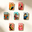 YT4 Bất Khả Chiến Thắng Rudy Robot Hổ Phách Bennett Anime Men Pin Kim Loại Huy Hiệu Vintage Truyện Tranh Huy Hiệu Phụ Kiện