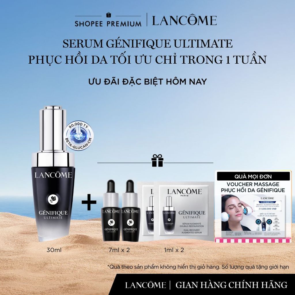[KOL] Serum Phục Hồi Da Tối Ưu Chỉ Trong 1 Tuần Genifique Ultimate Lancome 30ml
