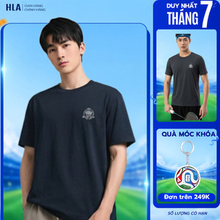 Áo Thun Nam Ngắn Tay HLA - Áo Chất Liệu Thoáng Khí, Mềm Mịn, Thêu Logo Tinh Tế