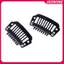 JASMINE 10 / 100 Toupee tóc giả kẹp snap clip w / cao su ba tóc nối dài 8 răng JASMINE