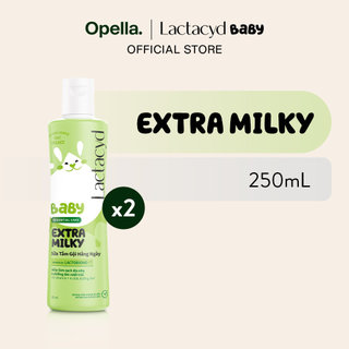 Bộ 2 chai Sữa Tắm Gội Trẻ Em Lactacyd Milky Bảo Vệ, Nuôi Dưỡng Da và Tóc Bé 250ml/chai
