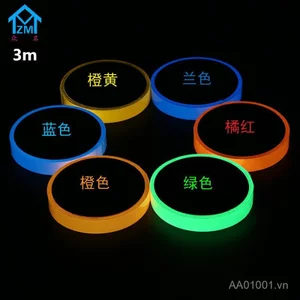 Băng phát sáng màu Độ sáng cao Cảnh báo sân khấu Băng huỳnh quang quang quang tự lớn dài 3 mét 2VY9