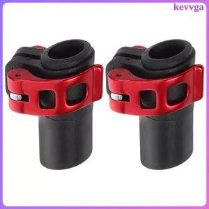 2 Chiếc Đa Màu Đi Bộ Cực Kẹp Khóa Nhôm Chốt Nhẹ Đi Bộ Phụ Kiện kevga