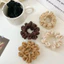 WANYEDI 111 Chiếc Kẹp Móng Vuốt Scrunchies, Bộ Phụ Kiện Tóc Mềm Vintage, Màu Kem Cà Phê Mờ Thời Trang Bộ Trang Trí Tóc Hỗn Hợp Cho Nữ Bé Gái
