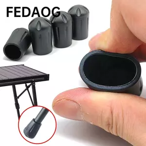 FEDAOG 1 Cái / 4 Cái Bảo Vệ Chân, Đầu Nối Cắm Chống Mài Mòn Vỏ Chân Ghế Mặt Trăng, 14 / 15 / 16 / 18 / 20mm Phụ Kiện Ghế Cắm Trại Vỏ Chân Chống Trơn Trượt